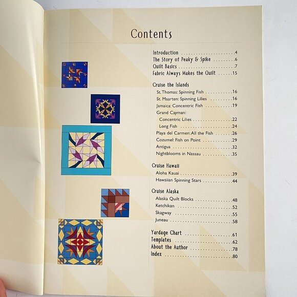 1999 Travels with Peaky and Spike Doreen Speckmann Quilting Adventures Book - Picture 4 of 6